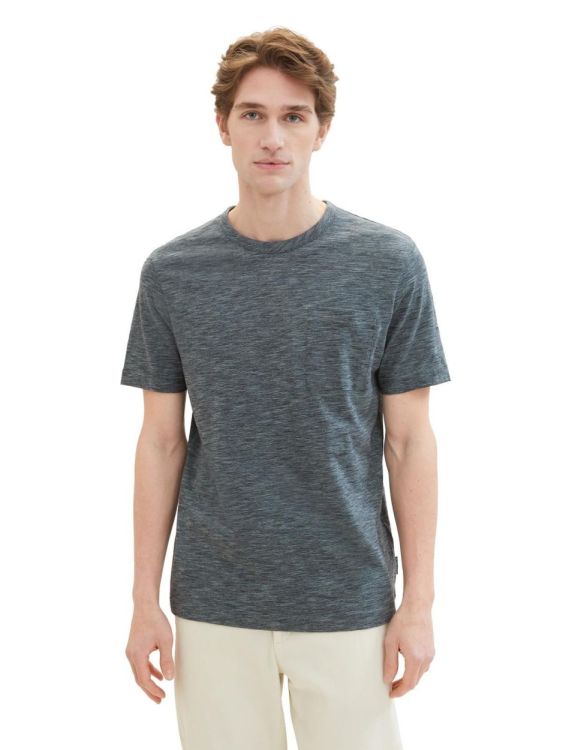 Tom Tailor Men Casual T-Shirt NOS (1040818/35716 dark finestripe) - WeekendMode
