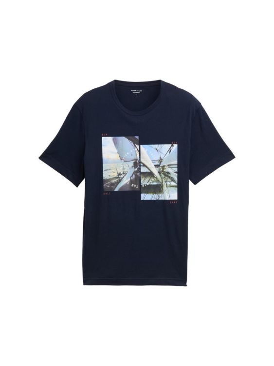 Tom Tailor Men Casual t-shirt with photoprint (1046791/10668) - WeekendMode