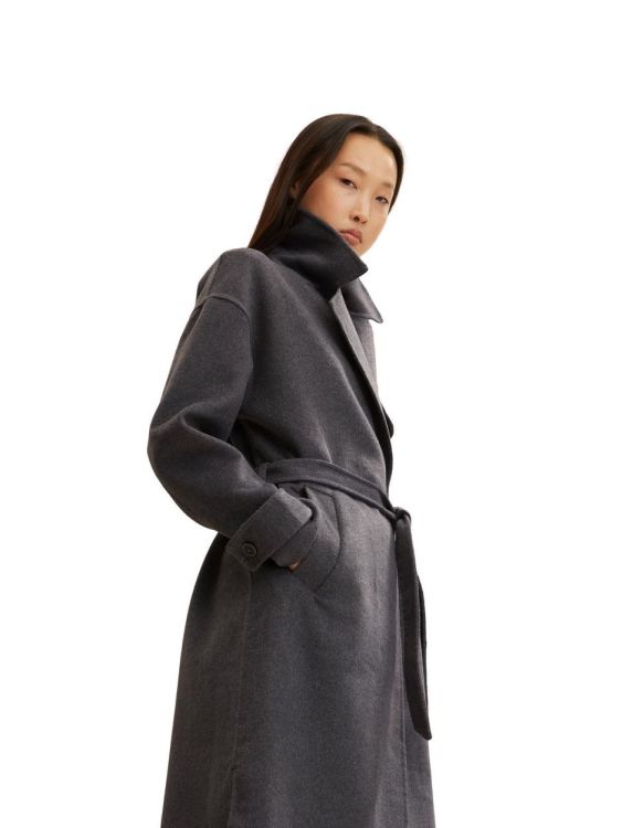 Tom Tailor Women belted long coat (1032464/15417) - WeekendMode