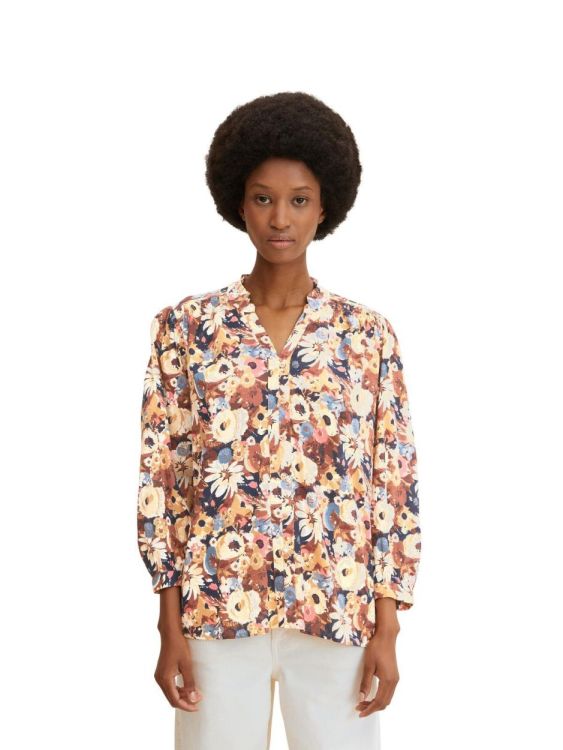 Tom Tailor Women blouse large floral design (1032569/30196) - WeekendMode