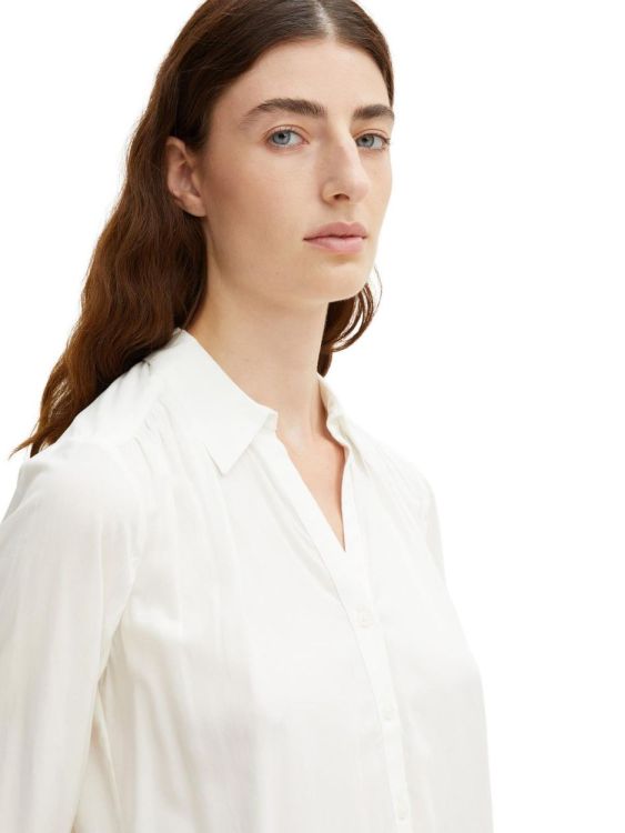 Tom Tailor Women blouse longstyle solid (1032574/10315) - WeekendMode