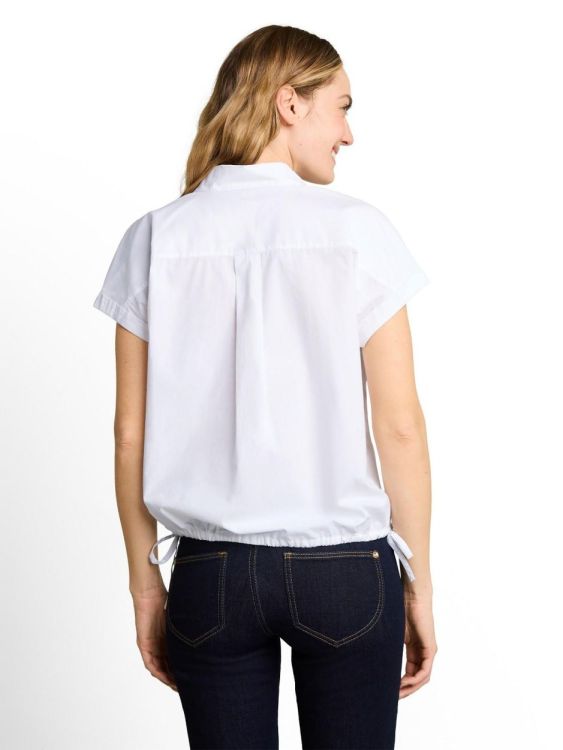 Tom Tailor Women blouse poplin shortsleeves (1051079/20000) - WeekendMode