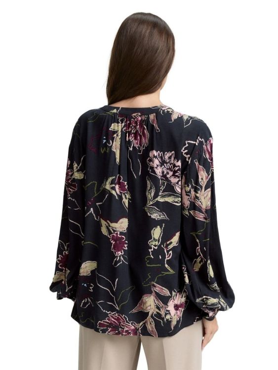 Tom Tailor Women blouse printed longsleeve (1047584/38400) - WeekendMode