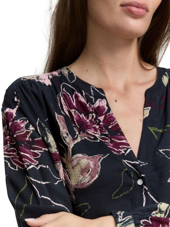 Tom Tailor Women blouse printed longsleeve (1047584/38400) - WeekendMode