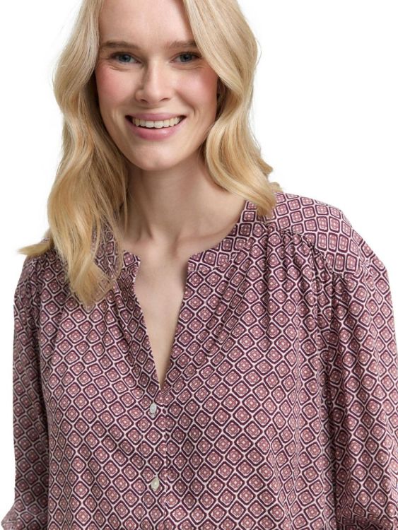 Tom Tailor Women blouse printed longsleeve (1047584/38406) - WeekendMode