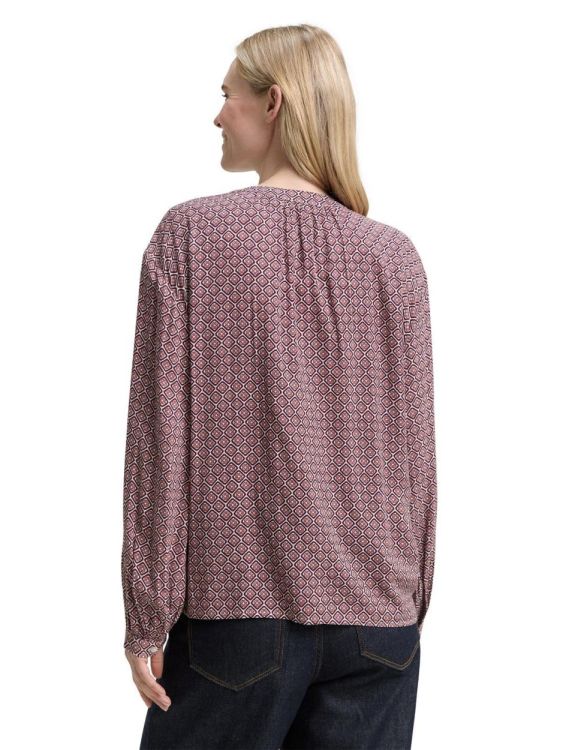 Tom Tailor Women blouse printed longsleeve (1047584/38406) - WeekendMode