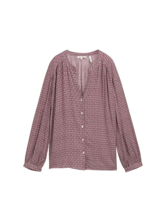 Tom Tailor Women blouse printed longsleeve (1047584/38406) - WeekendMode
