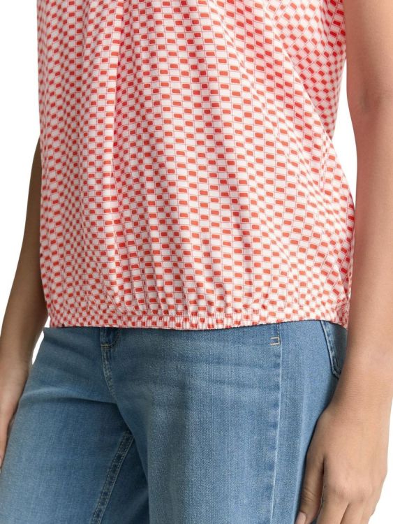 Tom Tailor Women blouse printed shortsleeve (1045238/38004) - WeekendMode