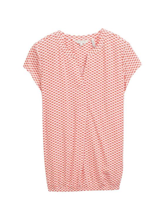Tom Tailor Women blouse printed shortsleeve (1045238/38004) - WeekendMode