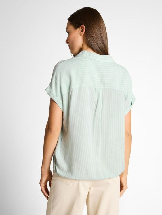 Tom Tailor Women blouse striped shortsleeve (1049797/39661) - WeekendMode