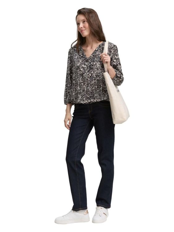 Tom Tailor Women blouse with feminine V-neck NOS (1047574/38402) - WeekendMode