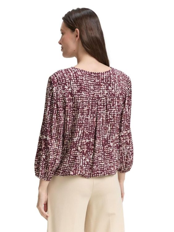 Tom Tailor Women blouse with feminine V-neck NOS (1047574/38403) - WeekendMode