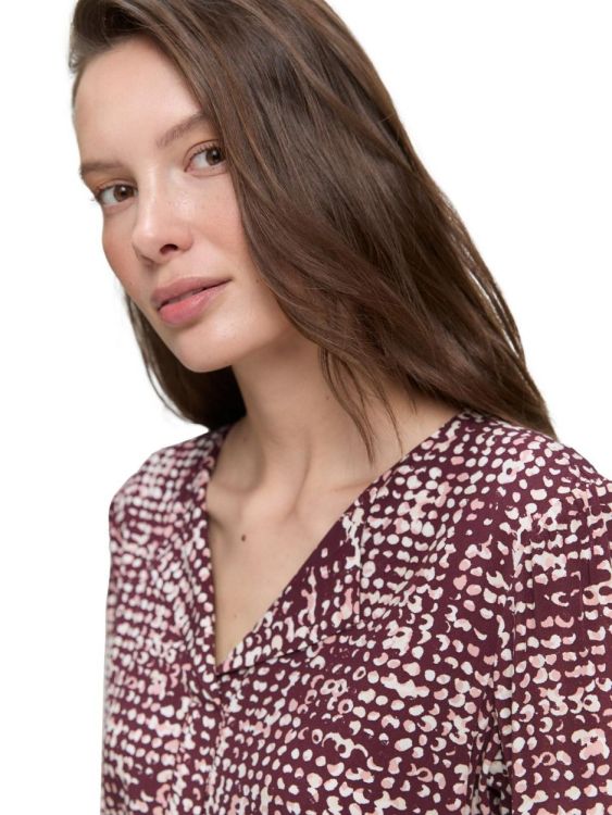 Tom Tailor Women blouse with feminine V-neck NOS (1047574/38403) - WeekendMode