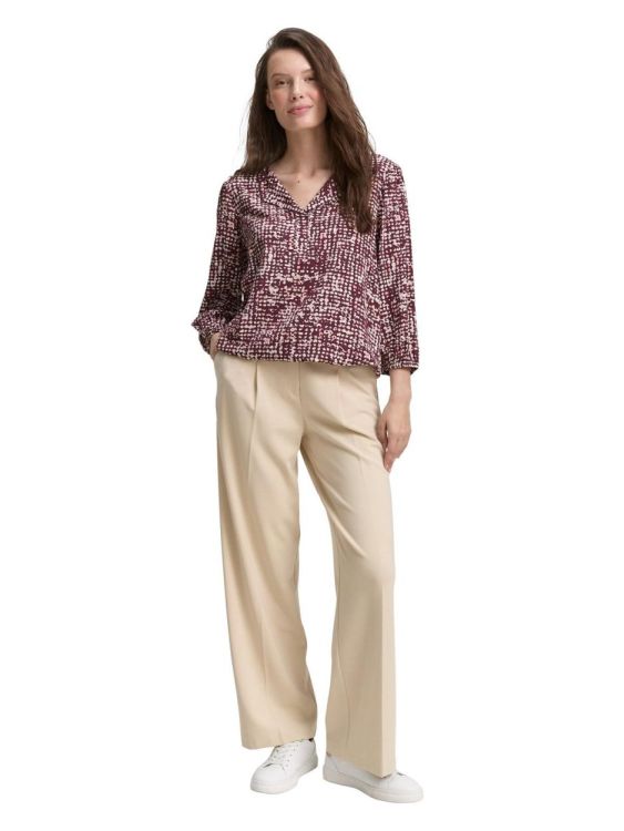 Tom Tailor Women blouse with feminine V-neck NOS (1047574/38403) - WeekendMode