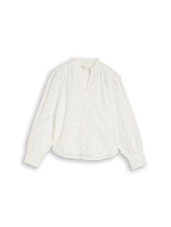 Tom Tailor Women blouse with ginko embroidery (1050775/20000) - WeekendMode