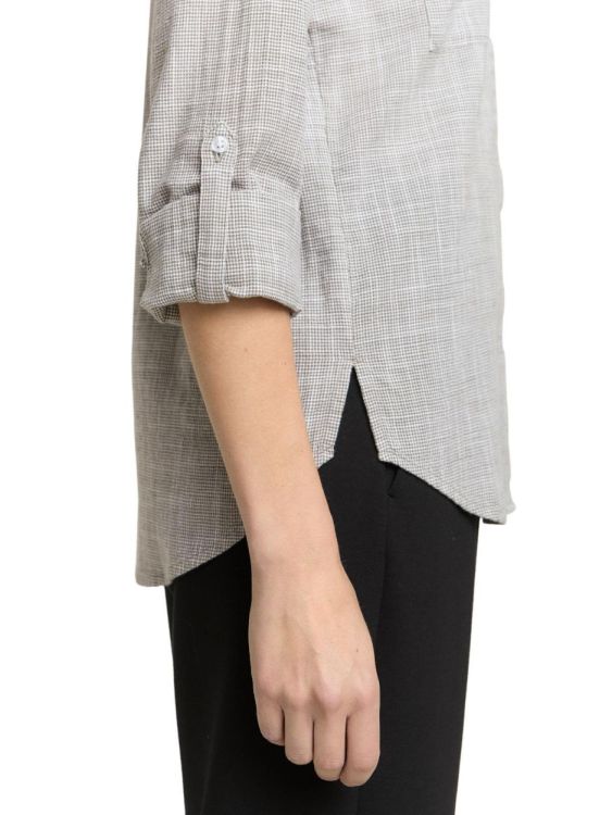 Tom Tailor Women blouse with slub structure (1035247/39004) - WeekendMode