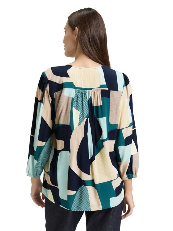 Tom Tailor Women Blouse with V-neck (1049794/39722) - WeekendMode