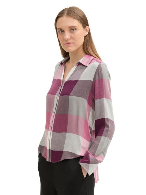 Tom Tailor Women checked blouse (1043208/36202) - WeekendMode