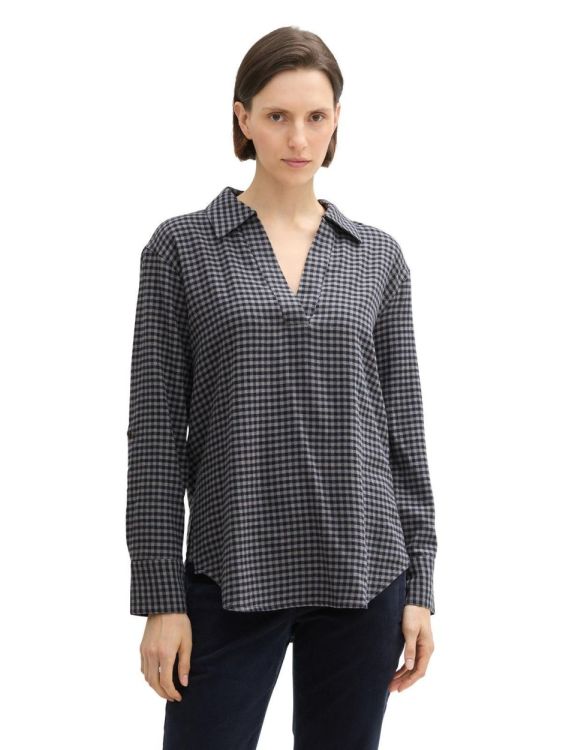 Tom Tailor Women checked flanell blouse (1043211/36166) - WeekendMode