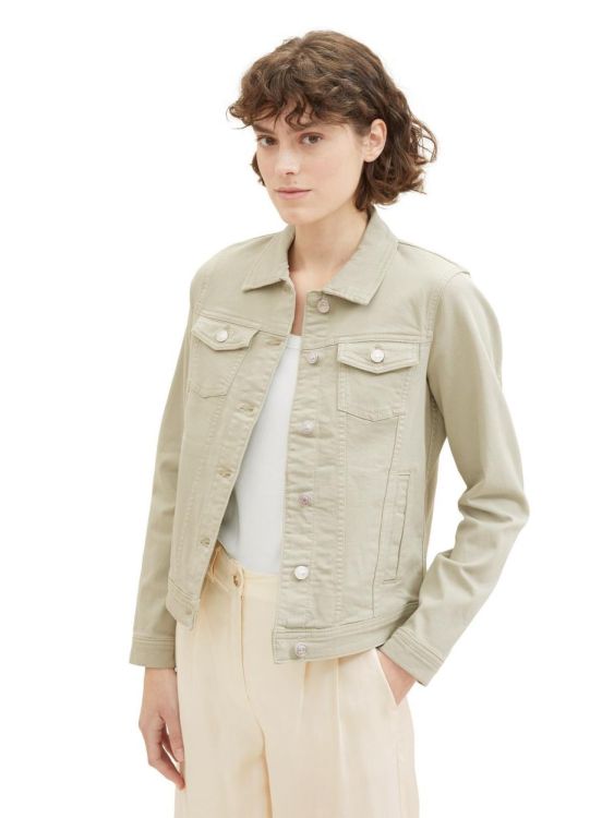 Tom Tailor Women colored denim jacket (1040479/34895 desert green) - WeekendMode