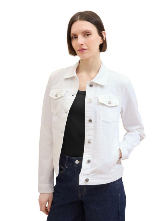 Tom Tailor Women colored denim jacket (1040479/20000 White) - WeekendMode