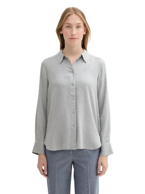 Tom Tailor Women cosy melange blouse NOS (1043214/21373) - WeekendMode