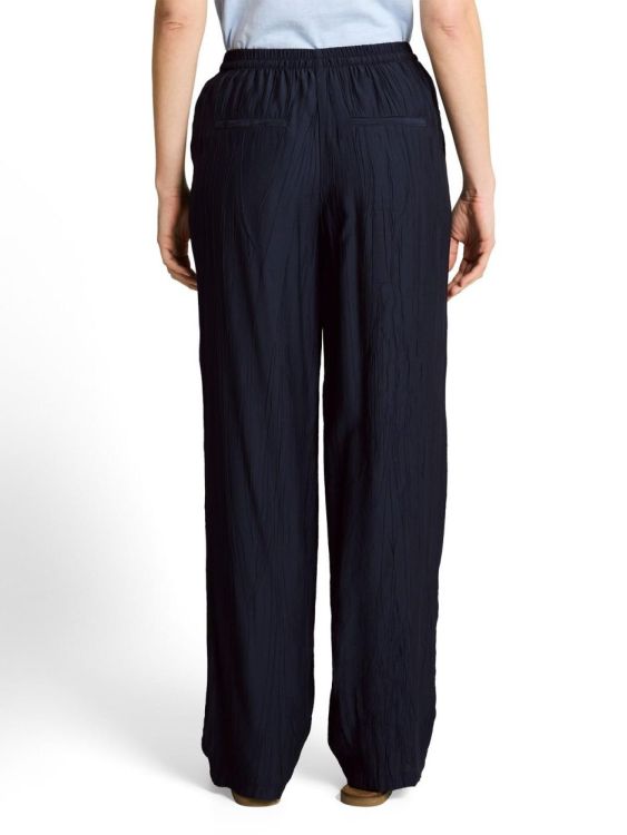 Tom Tailor Women crinkled loose fit straight leg pants (1049991/10668) - WeekendMode