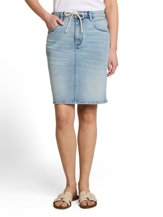 Tom Tailor Women DENIM SKIRT WITH TUNNEL (1050528/10142) - WeekendMode