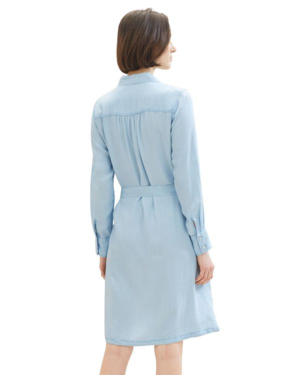 Tom Tailor Women dress denim look (1040366/10112 Clean Light Stone Blue Den) - WeekendMode
