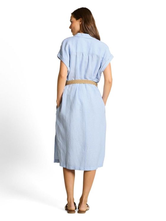 Tom Tailor Women dress linen with belt (1049898/39908) - WeekendMode