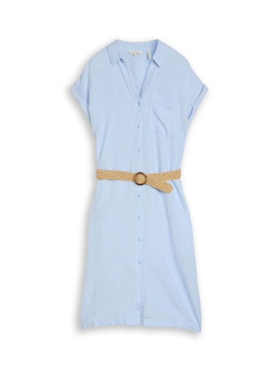 Tom Tailor Women dress linen with belt (1049898/39908) - WeekendMode