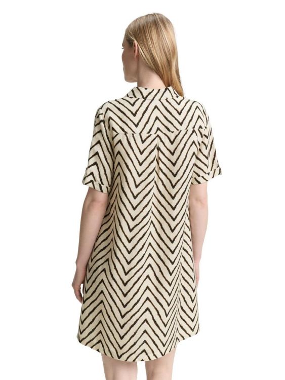 Tom Tailor Women dress linen with polo collar (1046481/38058) - WeekendMode