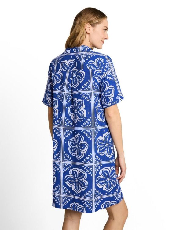 Tom Tailor Women dress linen with polo collar (1051242/40261) - WeekendMode