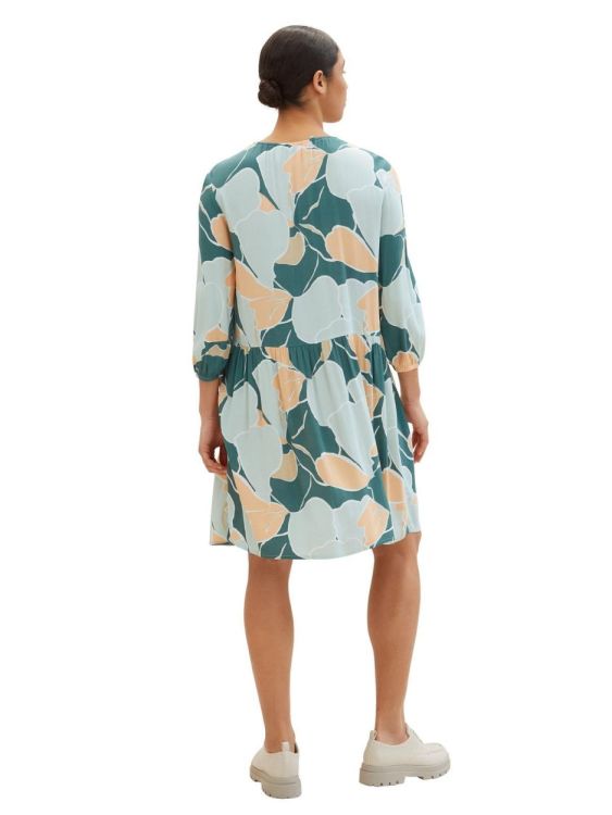 Tom Tailor Women feminine printed dress (1040364/34845 abstract flower print) - WeekendMode
