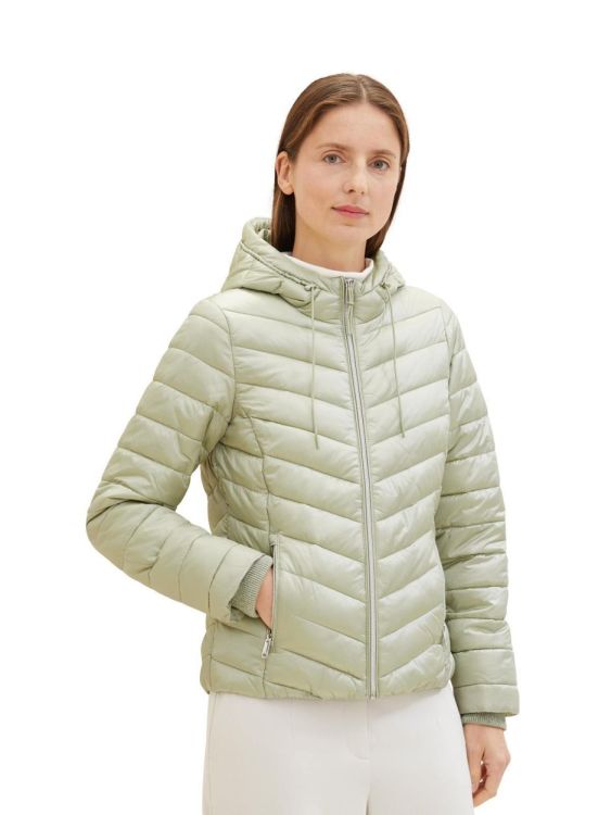 Tom Tailor Women hooded lightweight jacket (1039270/34895 desert green) - WeekendMode