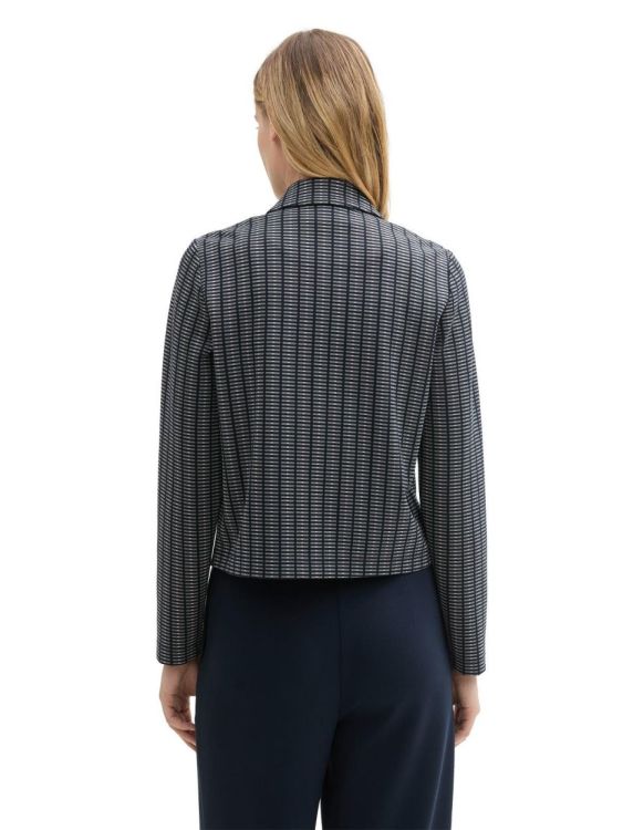 Tom Tailor Women jacquard blazer jacket (1043868/36552) - WeekendMode