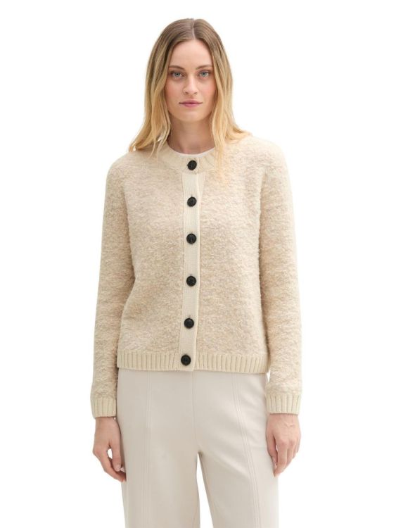 Tom Tailor Women knit boucle cardigan (1044068/33962) - WeekendMode