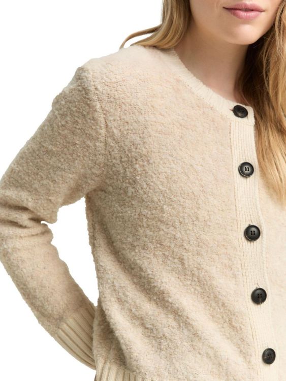 Tom Tailor Women knit boucle cardigan NOS (1049149/36844) - WeekendMode