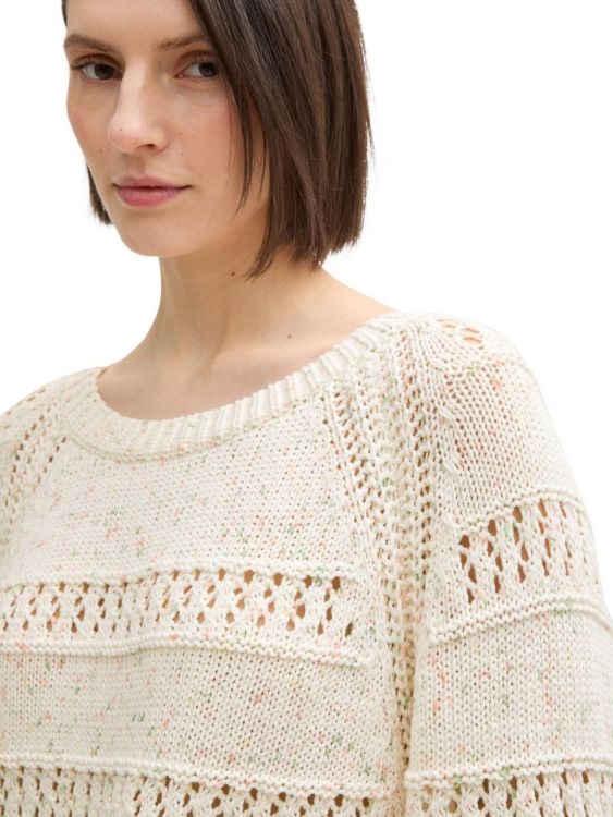 Tom Tailor Women knit colorfull raglan pullover (1045495/37512) - WeekendMode