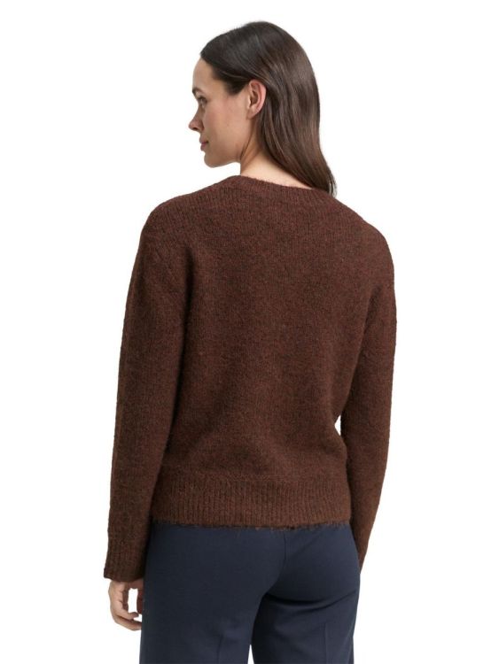 Tom Tailor Women knit hairy crew-neck pullover (1049144/39062) - WeekendMode