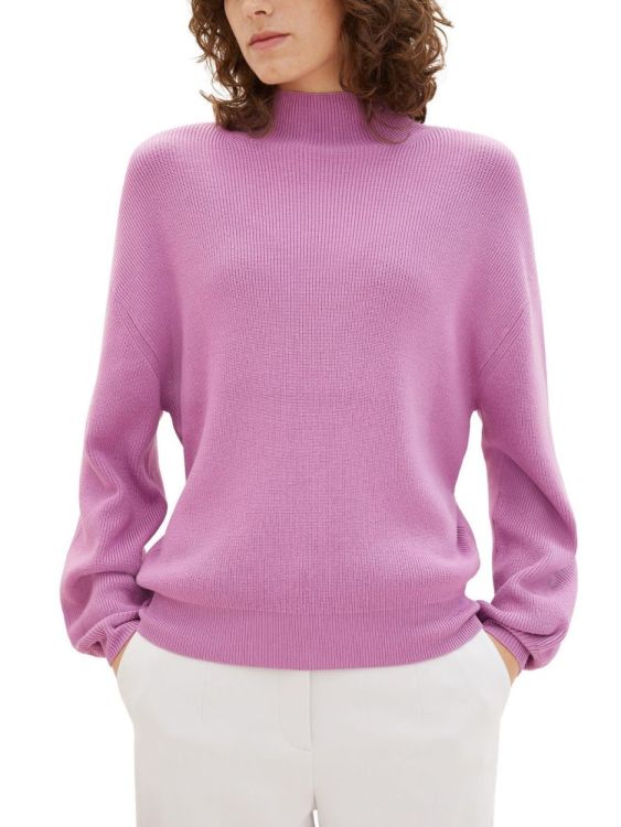 Tom Tailor Women Knit mock neck pullover (1039243/33830) - WeekendMode