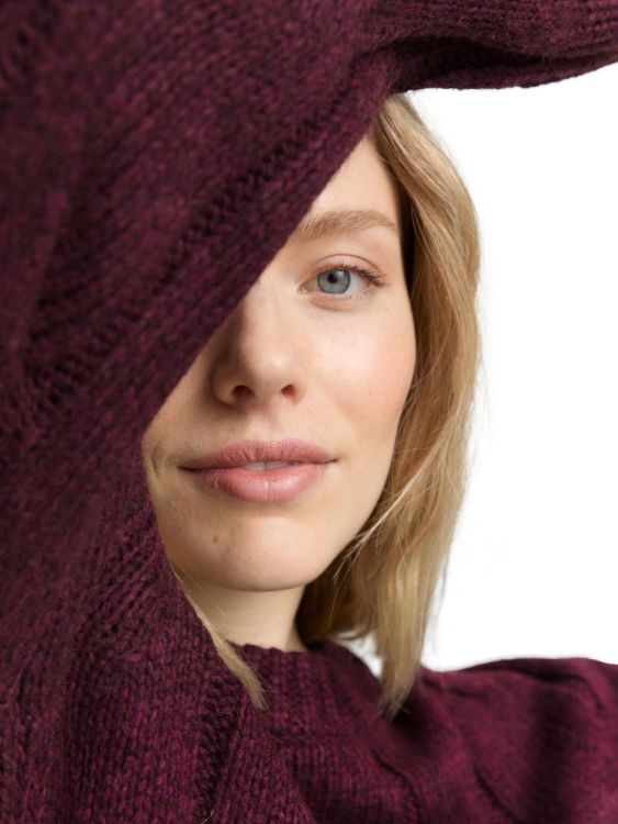 Tom Tailor Women knit pullover with cable structure (1047709/10525) - WeekendMode