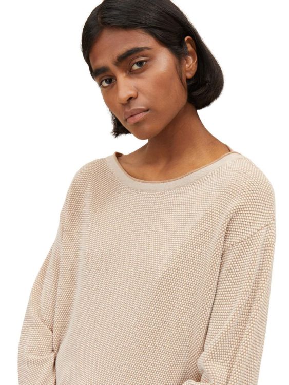 Tom Tailor Women Knit pullover with structure (1033125/30438) - WeekendMode