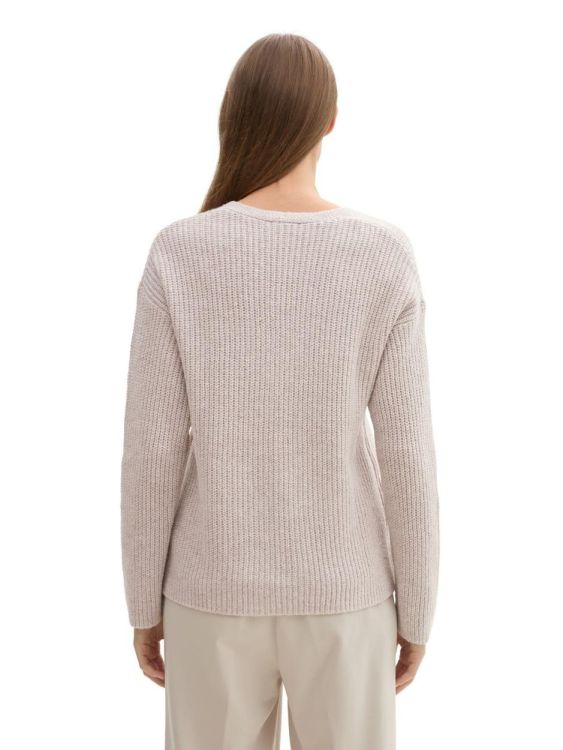 Tom Tailor Women knit pullover with v-neck (1042956/25955) - WeekendMode