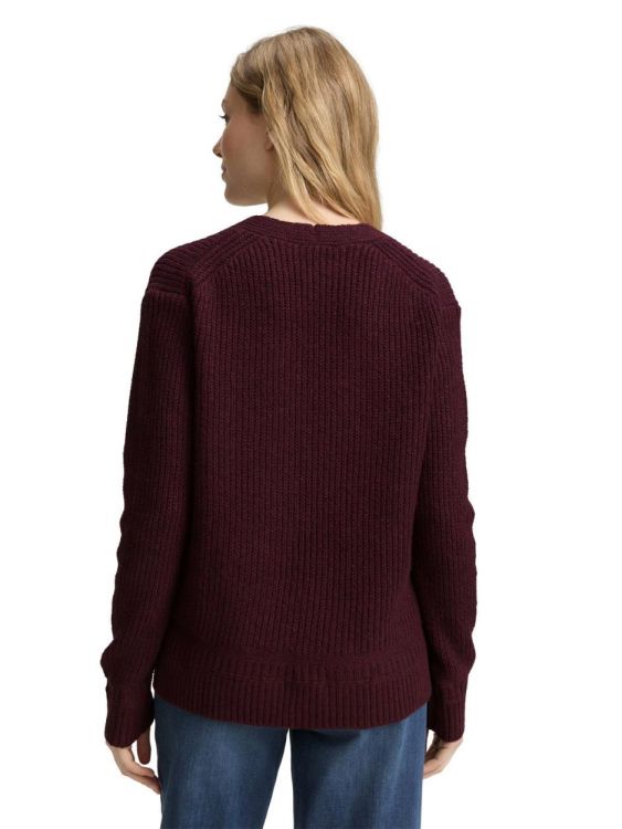 Tom Tailor Women knit rib v-neck pullover NOS (1047674/10525) - WeekendMode