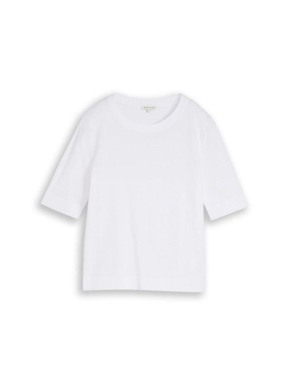 Tom Tailor Women knit shortsleeve crewneck sweater (1050787/20000) - WeekendMode