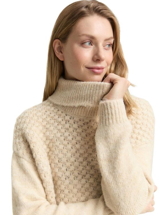 Tom Tailor Women knit structured turtleneck (1049150/36844) - WeekendMode