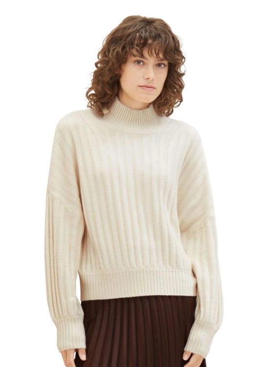 Tom Tailor Women knit wide rib pullover (1040018/17573) - WeekendMode
