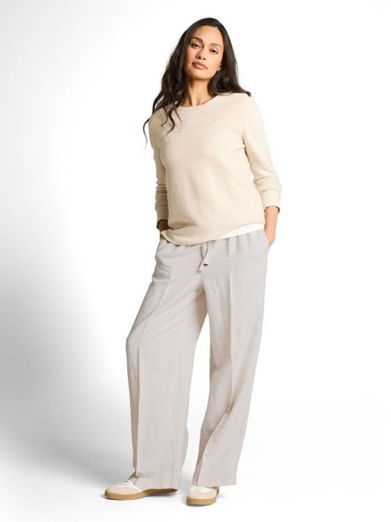 Tom Tailor Women linen loose fit wide leg pants (1050573/40073) - WeekendMode