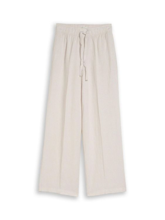 Tom Tailor Women linen loose fit wide leg pants (1050573/40073) - WeekendMode